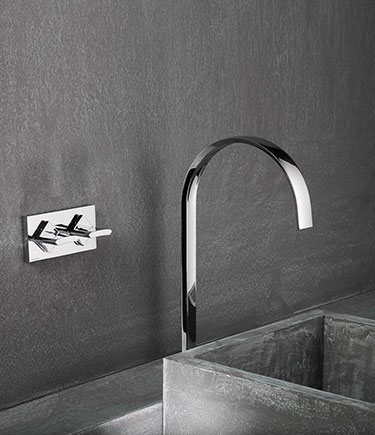 Torino Randmontierte Waschbecken- oder Wannenfüllarmatur (42G)